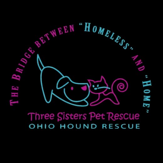 Three Sisters Pet Rescue, Ohio Hound Rescue. The bridge between homeless and home.